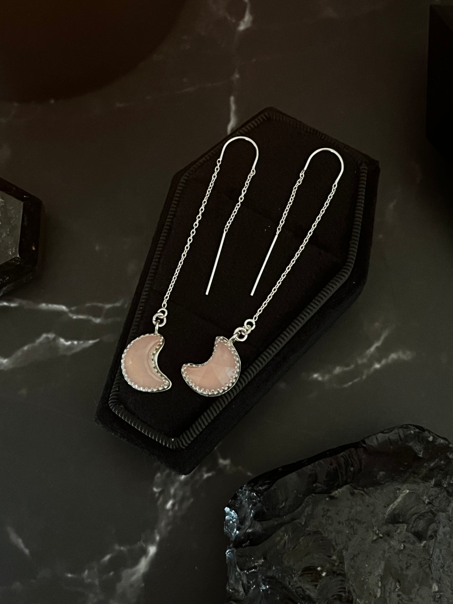 Moon Threader Earrings