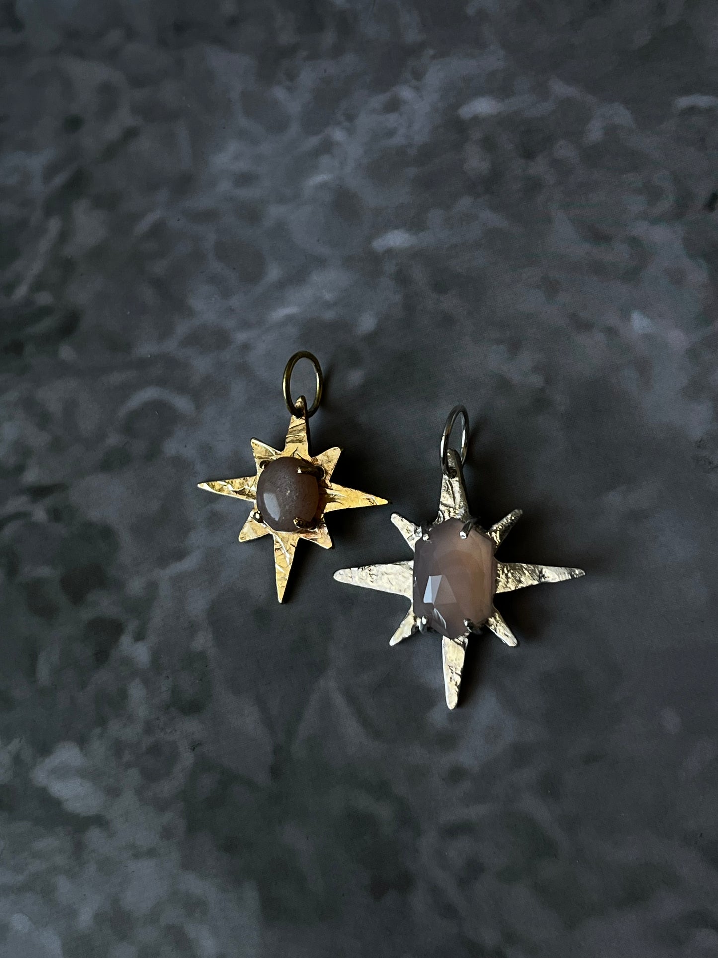 Star Pendant with Chalcedony