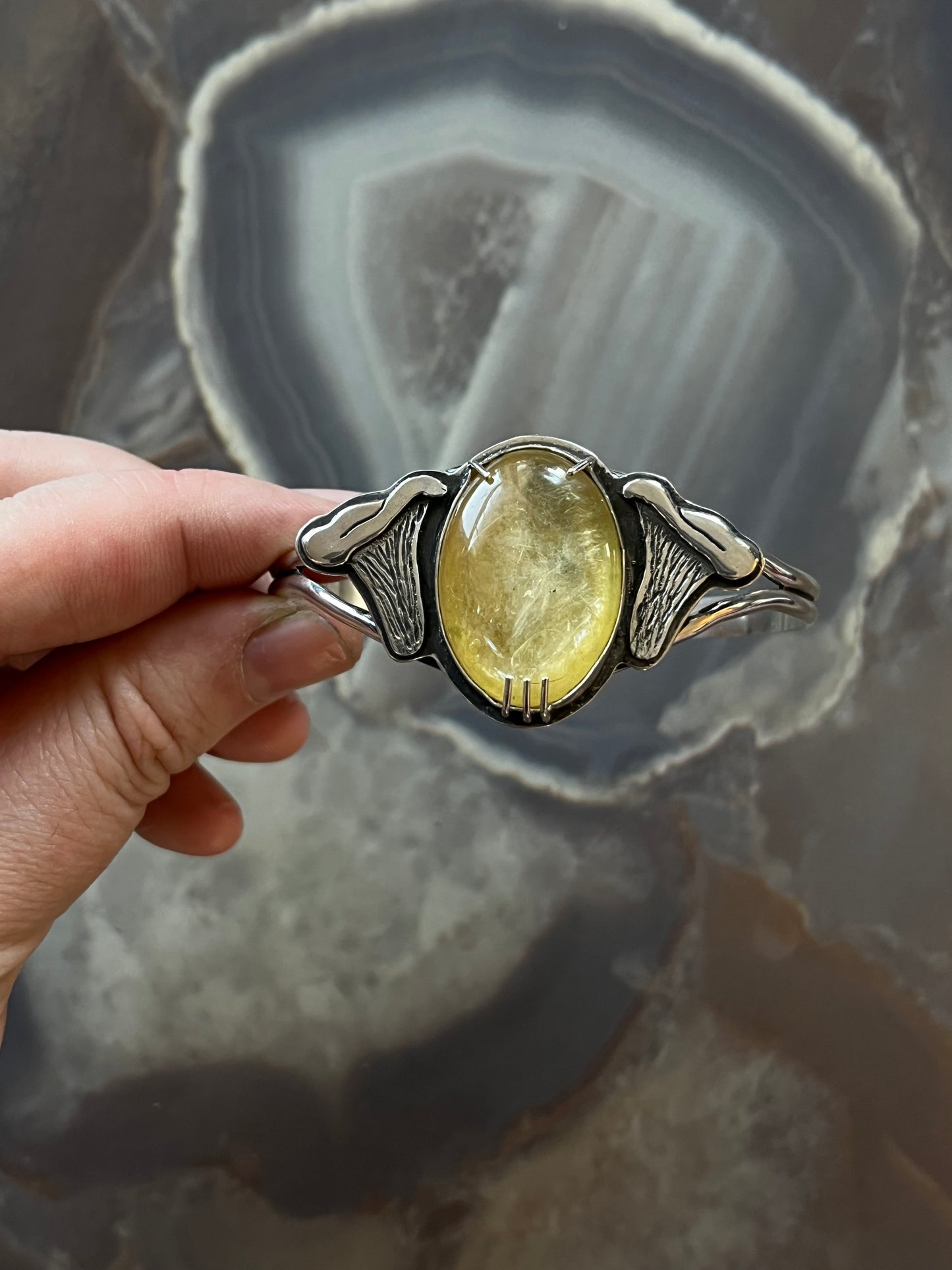 Chanterelle Cuff with Muscovite