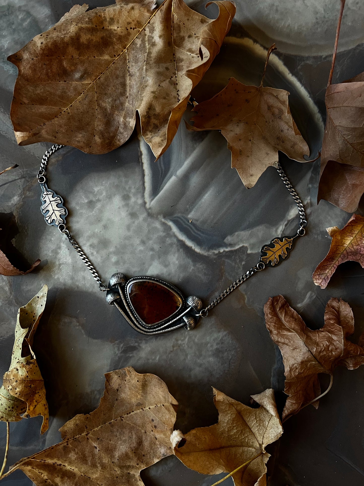 Autumnal Statement Necklace