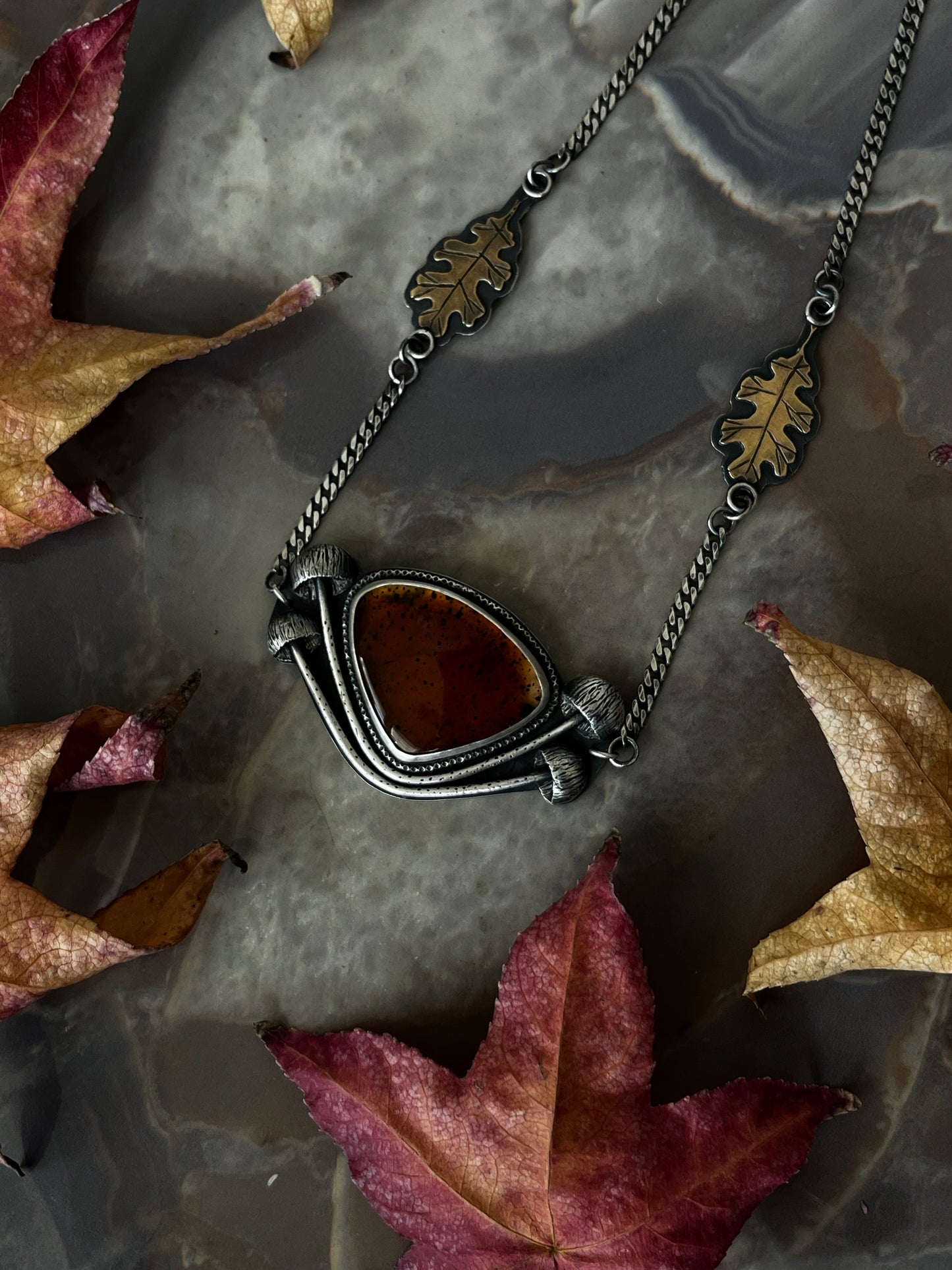 Autumnal Statement Necklace