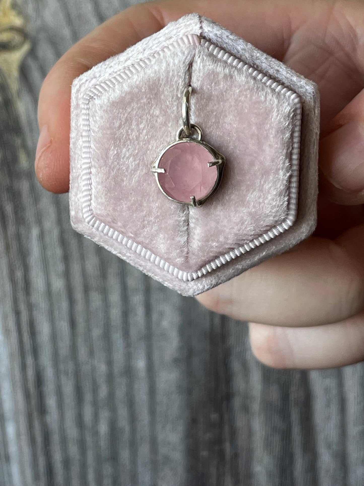 Rose Quartz Charm