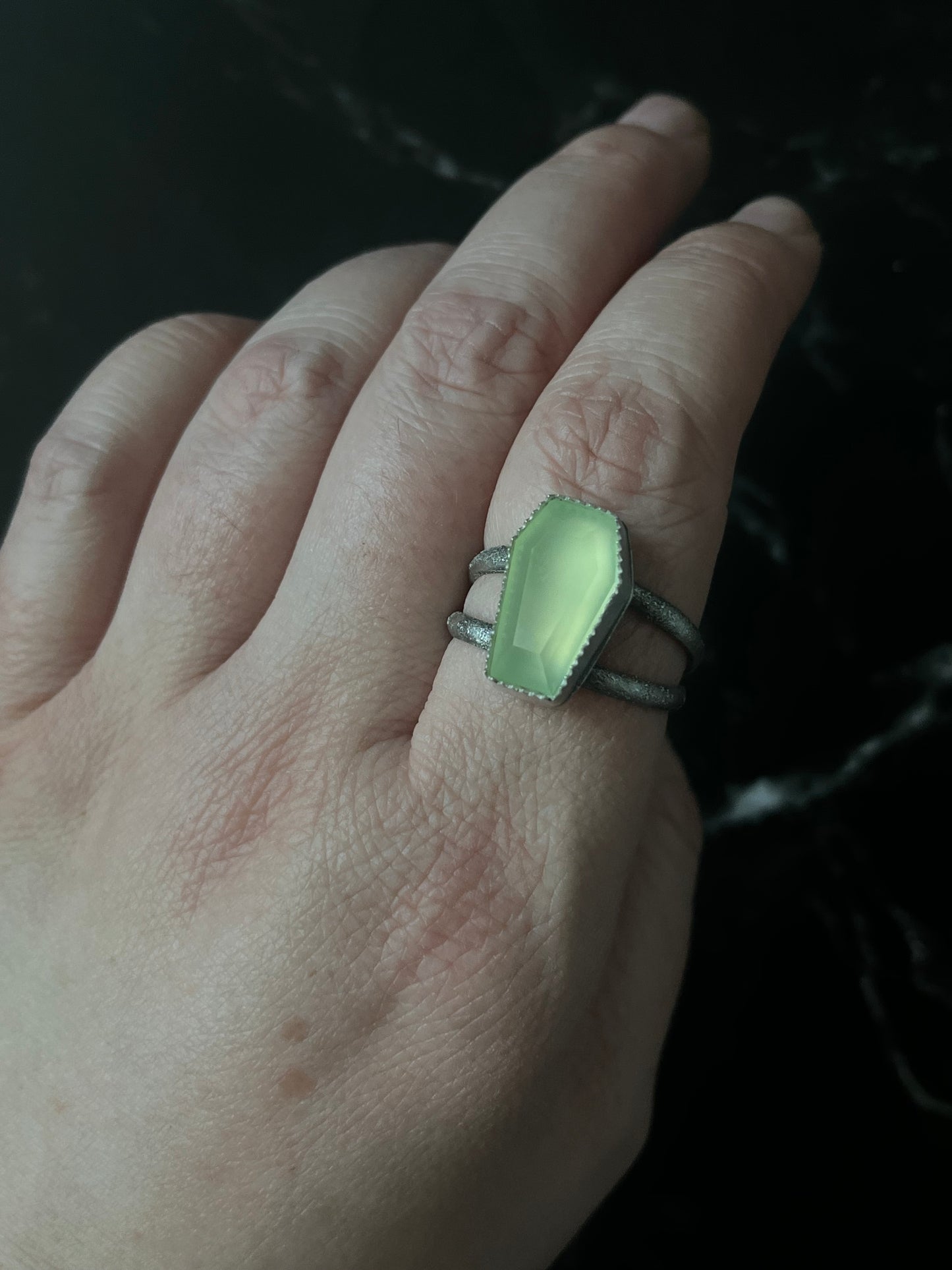 Pastel Coffin Rings - made to order