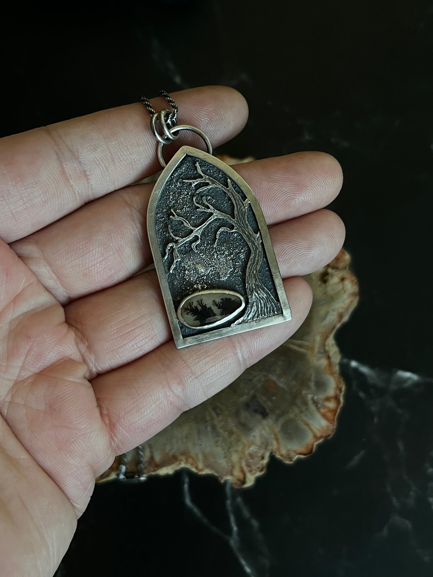 Spooky Tree Necklace